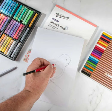 A4 Mont Marte Signature Sketch Pad - 25 Sheets